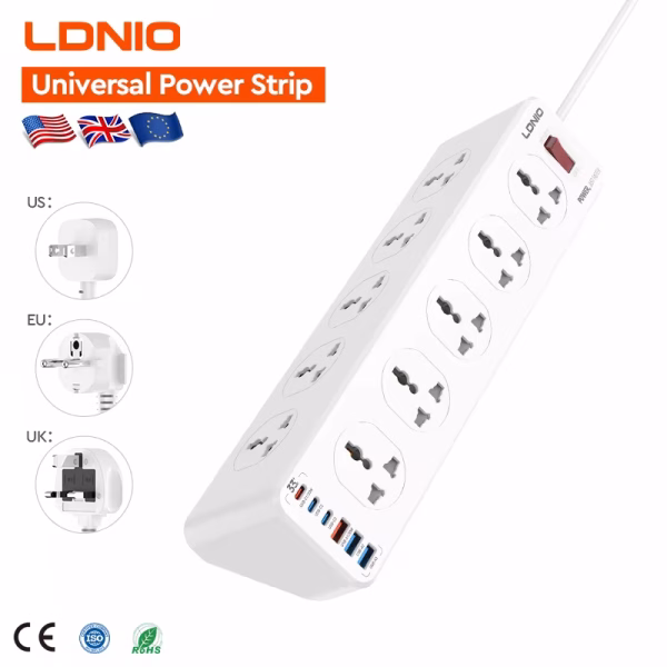 LDNIO POWER EXTENSION SOCKET-2500W  SC10610C